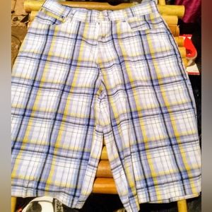 Beyond the limit Plaid Shorts size 36
